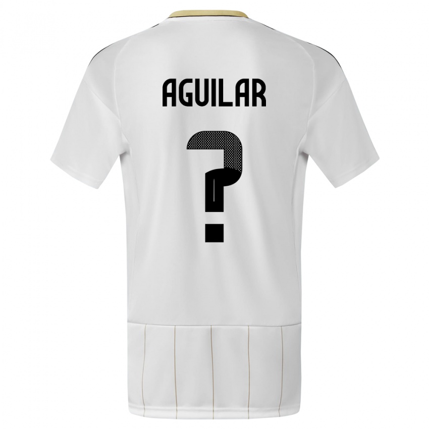 Damen Costa Rica Deylan Aguilar #0 Weiß Auswärtstrikot Trikot 24-26 T-Shirt Österreich