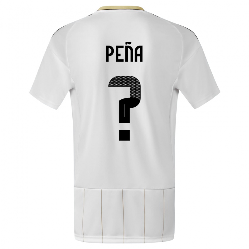 Damen Costa Rica Randy Pena #0 Weiß Auswärtstrikot Trikot 24-26 T-Shirt Österreich