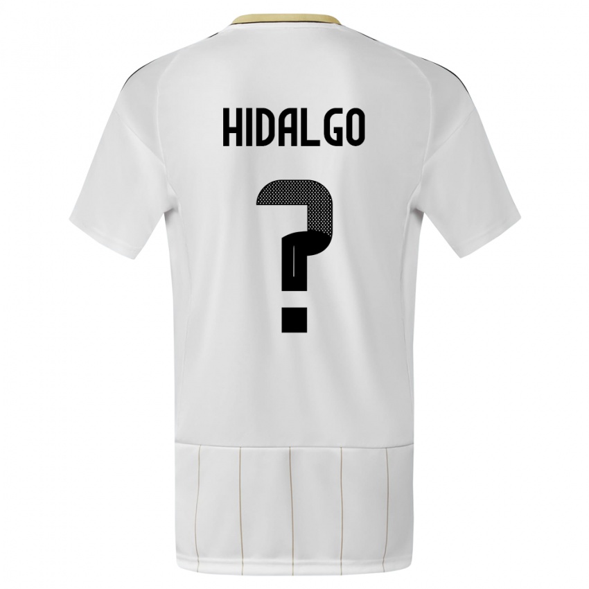 Damen Costa Rica Pablo Hidalgo #0 Weiß Auswärtstrikot Trikot 24-26 T-Shirt Österreich