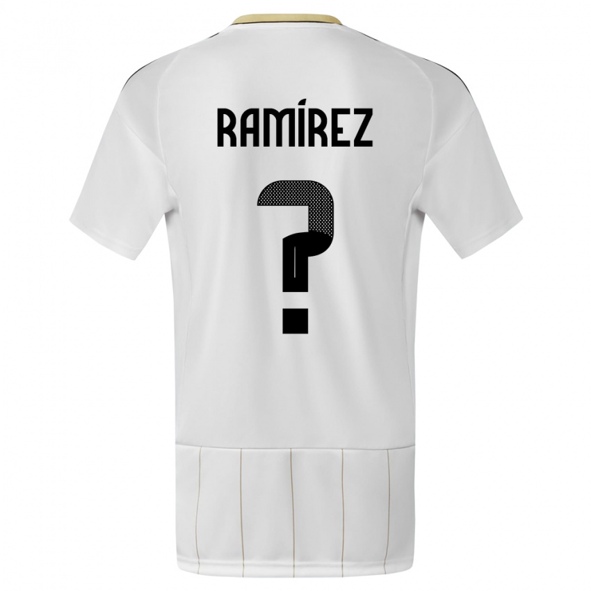 Damen Costa Rica Walter Ramirez #0 Weiß Auswärtstrikot Trikot 24-26 T-Shirt Österreich
