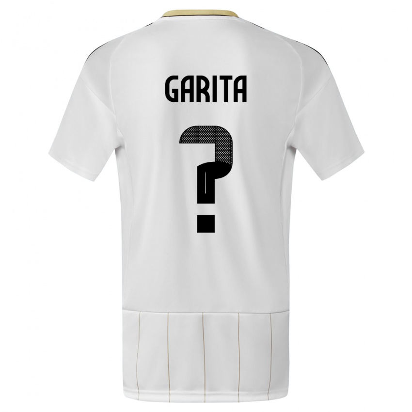 Damen Costa Rica Emmanuel Garita #0 Weiß Auswärtstrikot Trikot 24-26 T-Shirt Österreich
