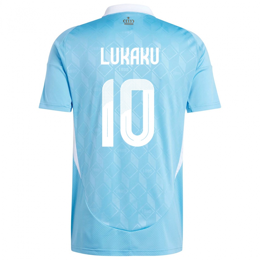 Damen Belgien Romelu Lukaku #10 Blau Auswärtstrikot Trikot 24-26 T-Shirt Österreich