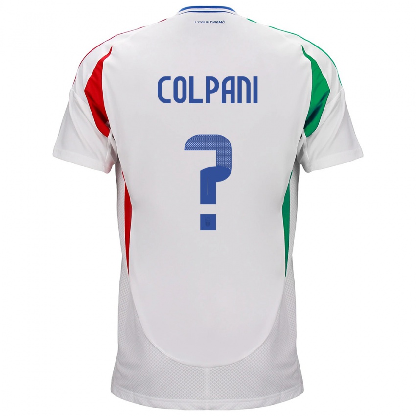 Damen Italien Andrea Colpani #0 Weiß Auswärtstrikot Trikot 24-26 T-Shirt Österreich