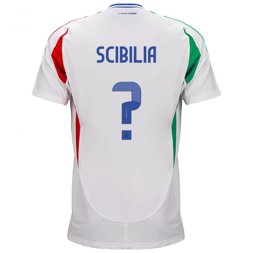 Damen Italien Dylan Scibilia #0 Weiß Auswärtstrikot Trikot 24-26 T-Shirt Österreich