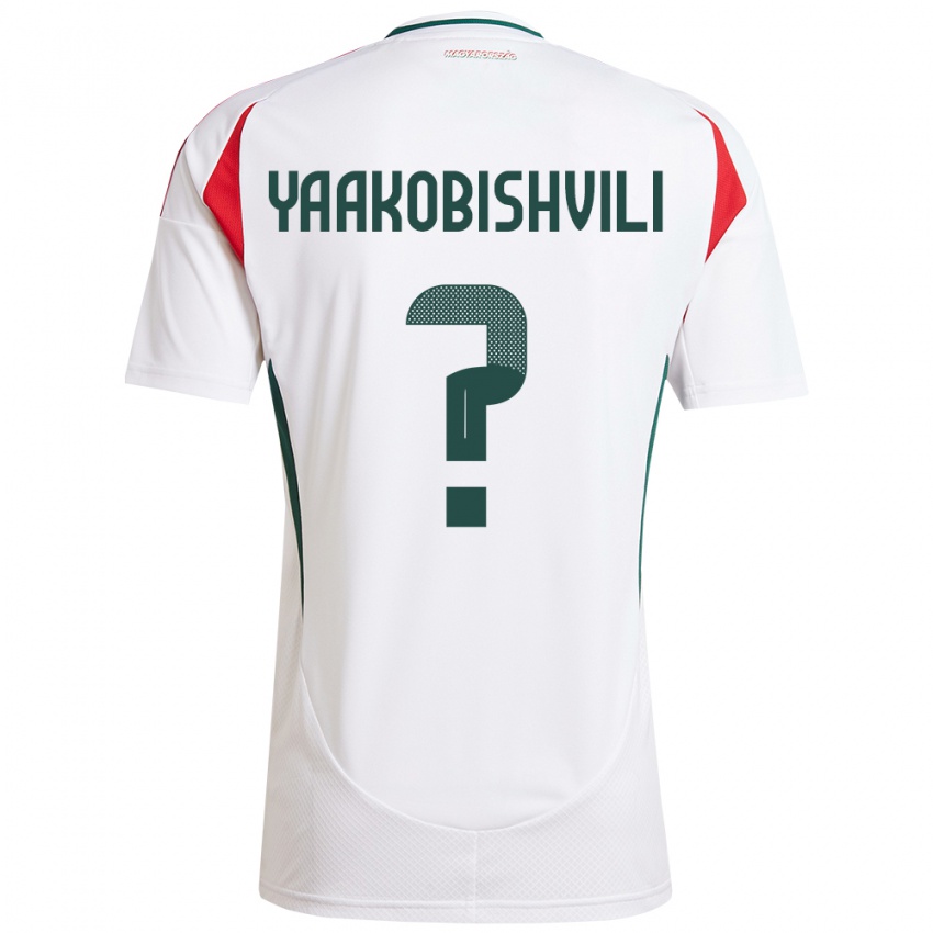 Damen Ungarn Antal Yaakobishvili #0 Weiß Auswärtstrikot Trikot 24-26 T-Shirt Österreich