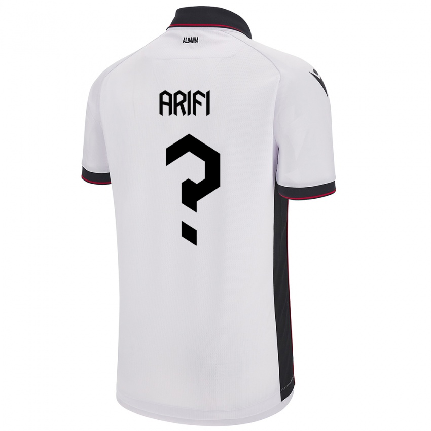 Damen Albanien Ergis Arifi #0 Weiß Auswärtstrikot Trikot 24-26 T-Shirt Österreich