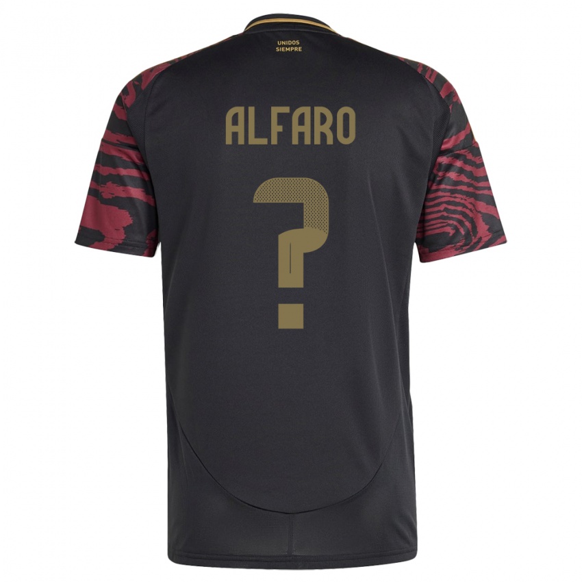 Damen Peru Silvana Alfaro #0 Schwarz Auswärtstrikot Trikot 24-26 T-Shirt Österreich