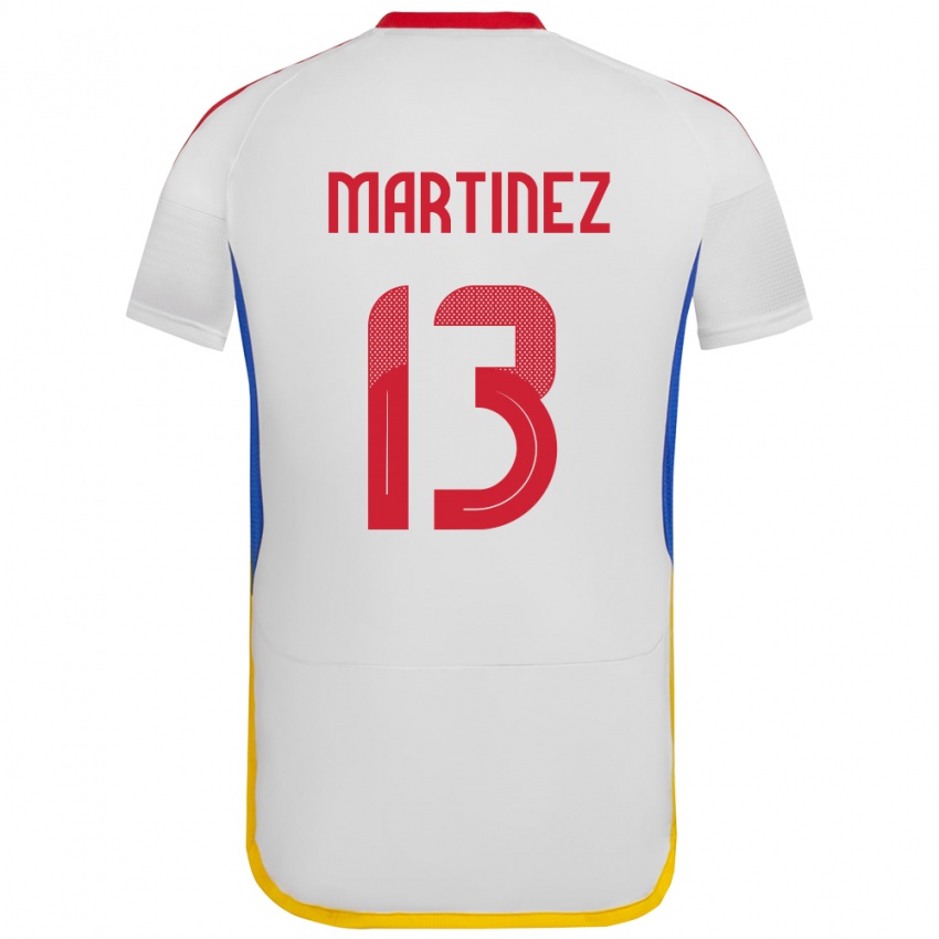 Damen Venezuela José Martínez #13 Weiß Auswärtstrikot Trikot 24-26 T-Shirt Österreich