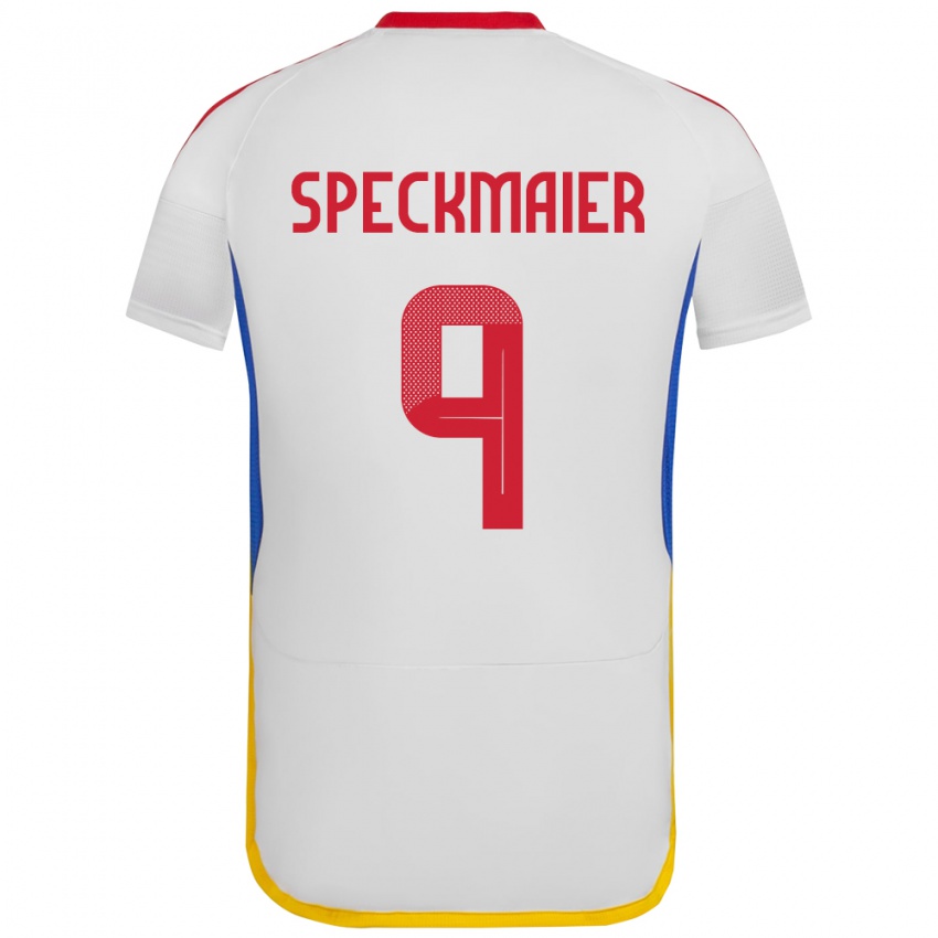 Damen Venezuela Mariana Speckmaier #9 Weiß Auswärtstrikot Trikot 24-26 T-Shirt Österreich