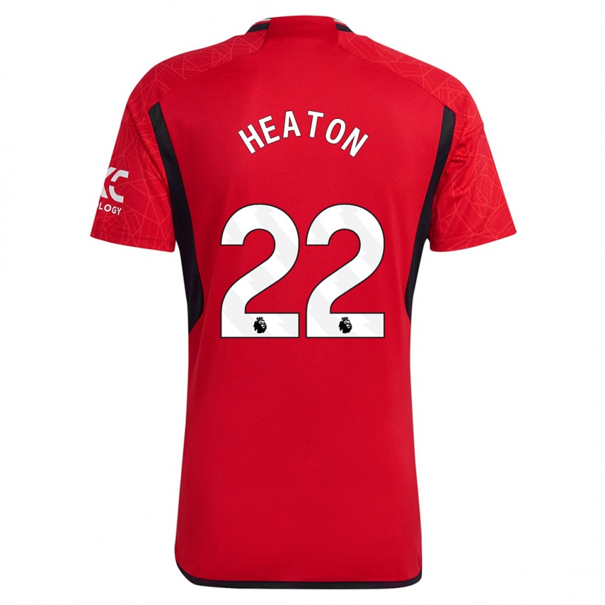 Kinder Tom Heaton #22 Rot Heimtrikot Trikot 2023/24 T-Shirt Österreich