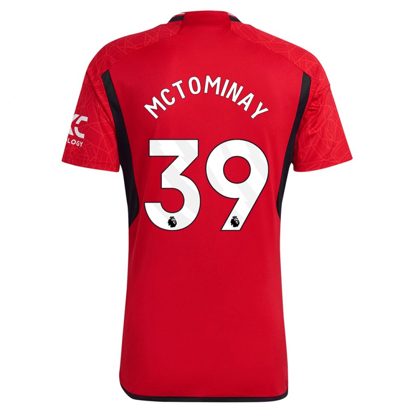 Kinder Scott Mctominay #39 Rot Heimtrikot Trikot 2023/24 T-Shirt Österreich