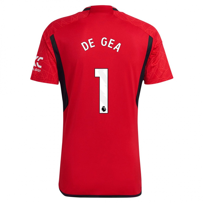 Kinder David De Gea #1 Rot Heimtrikot Trikot 2023/24 T-Shirt Österreich