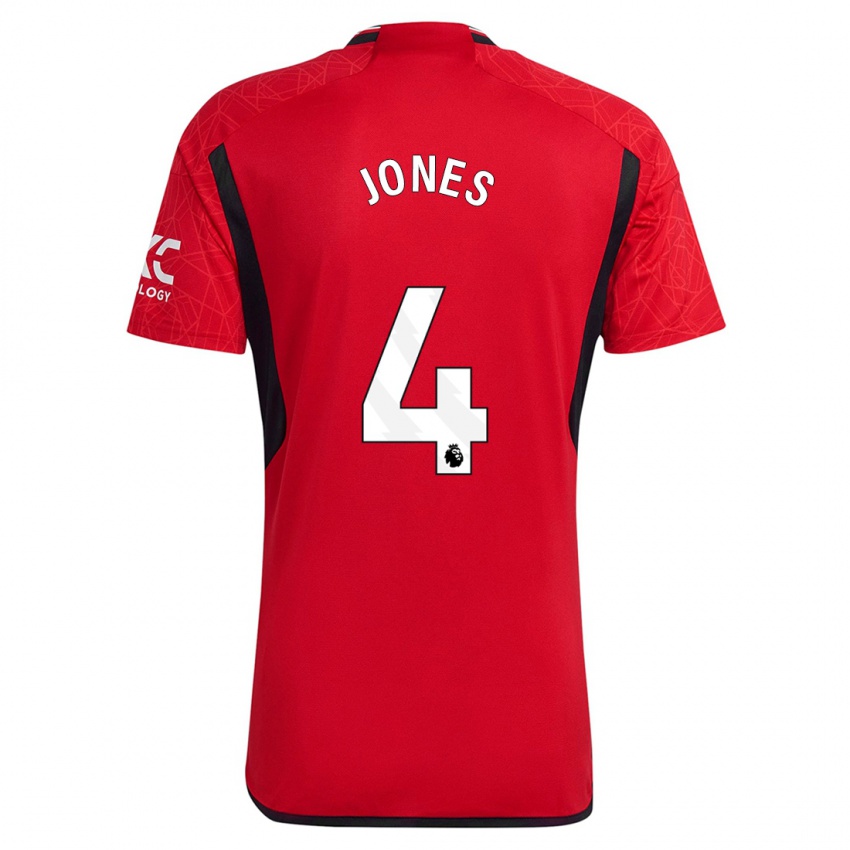 Kinder Phil Jones #4 Rot Heimtrikot Trikot 2023/24 T-Shirt Österreich