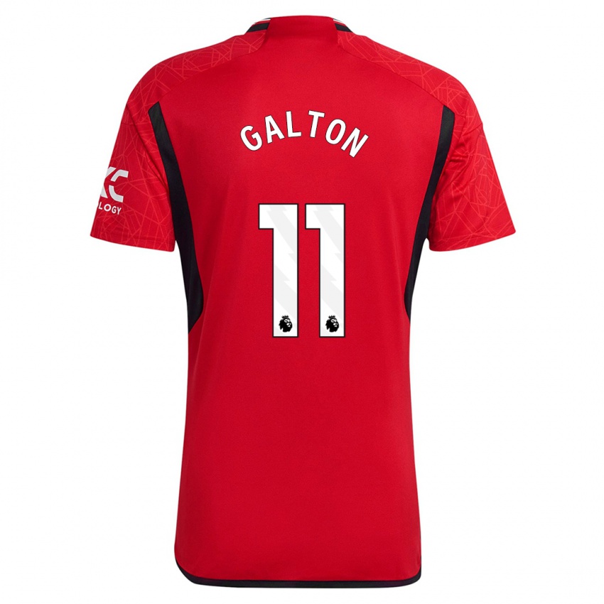 Kinder Leah Galton #11 Rot Heimtrikot Trikot 2023/24 T-Shirt Österreich