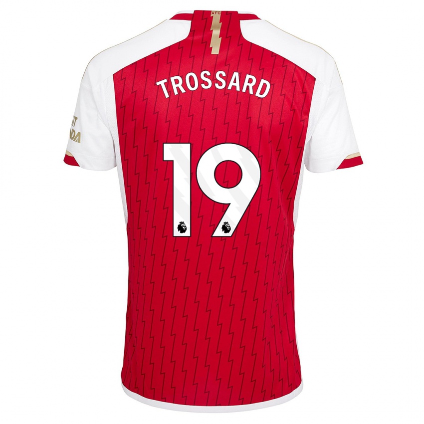 Kinder Leandro Trossard #19 Rot Heimtrikot Trikot 2023/24 T-Shirt Österreich