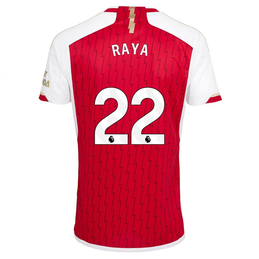 Kinder David Raya #22 Rot Heimtrikot Trikot 2023/24 T-Shirt Österreich