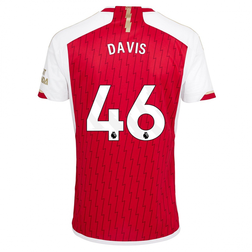 Kinder Timi Davis #46 Rot Heimtrikot Trikot 2023/24 T-Shirt Österreich