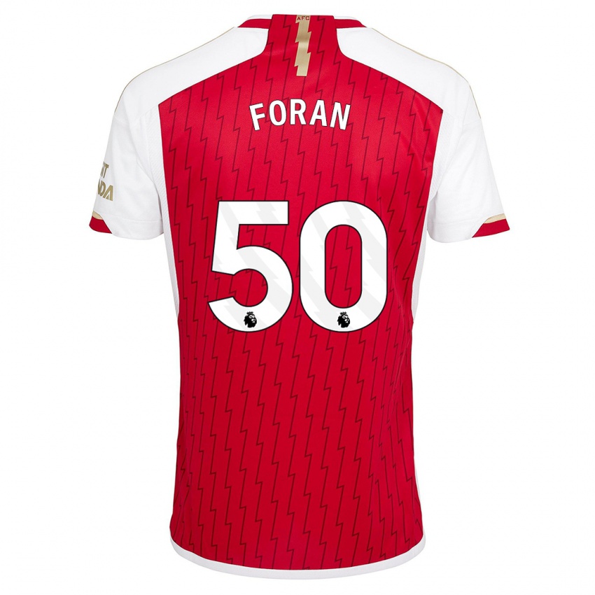 Kinder Taylor Foran #50 Rot Heimtrikot Trikot 2023/24 T-Shirt Österreich