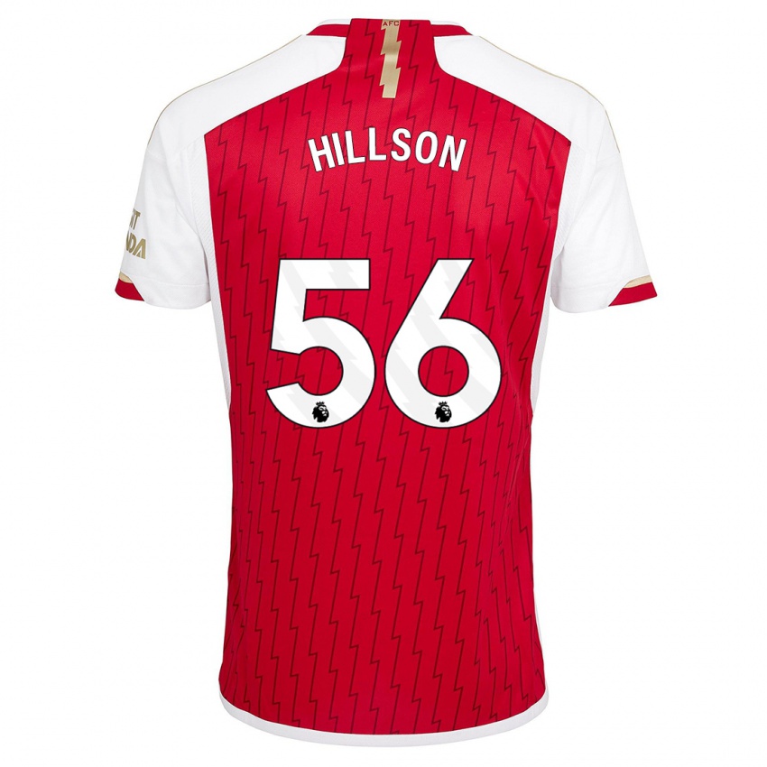 Kinder James Hillson #56 Rot Heimtrikot Trikot 2023/24 T-Shirt Österreich