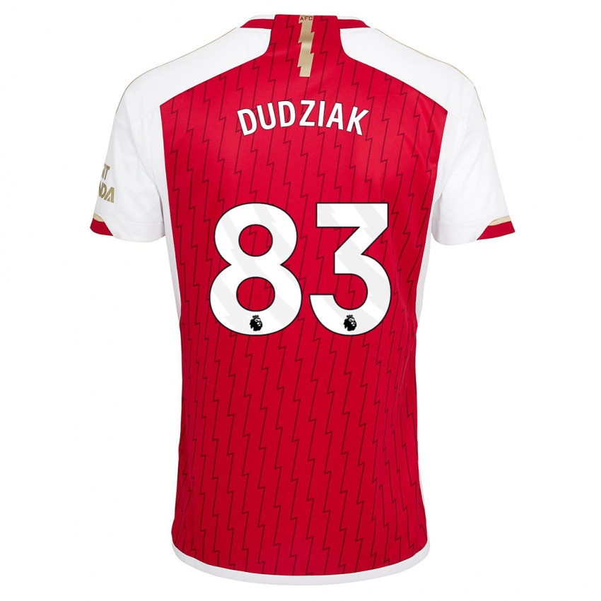 Kinder Harrison Dudziak #83 Rot Heimtrikot Trikot 2023/24 T-Shirt Österreich