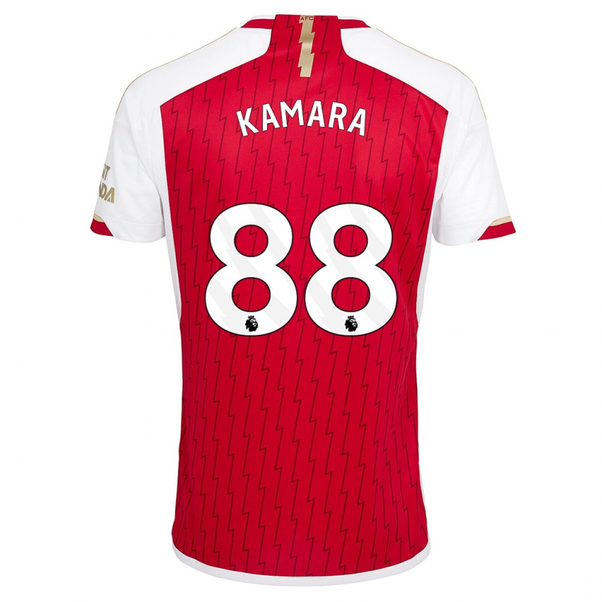 Kinder Osman Kamara #88 Rot Heimtrikot Trikot 2023/24 T-Shirt Österreich