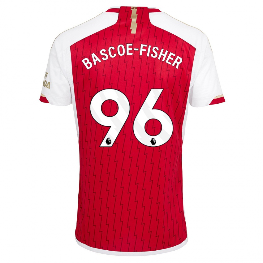 Kinder Jakai Bascoe-Fisher #96 Rot Heimtrikot Trikot 2023/24 T-Shirt Österreich