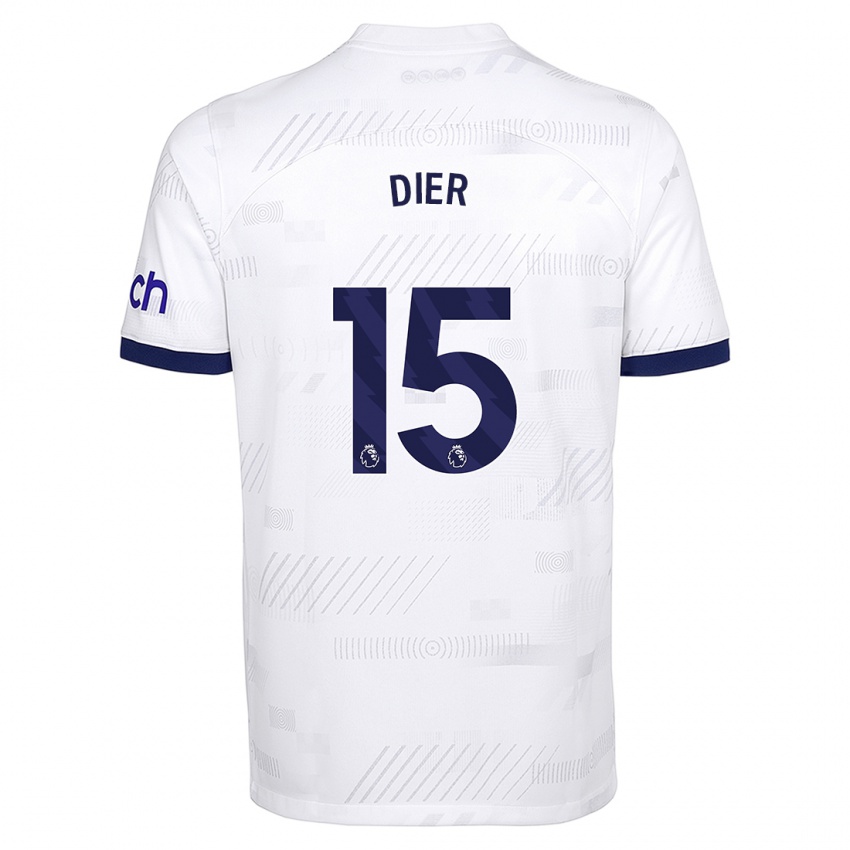 Kinder Eric Dier #15 Weiß Heimtrikot Trikot 2023/24 T-Shirt Österreich