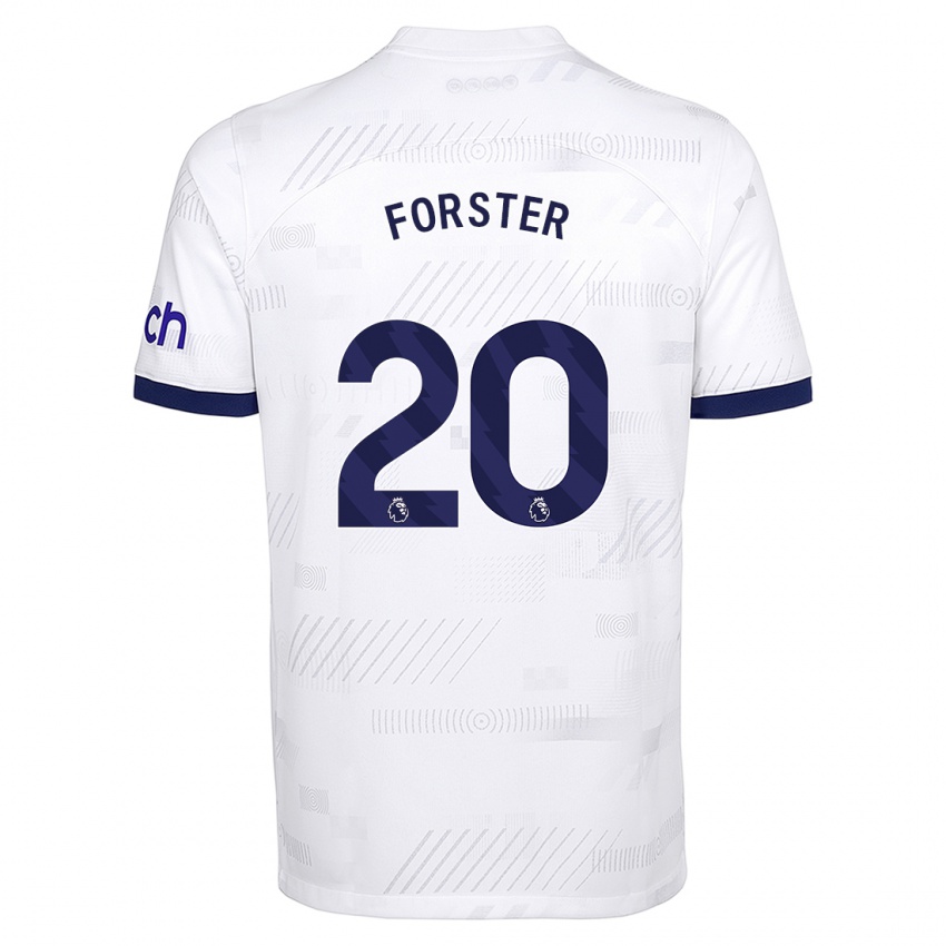 Kinder Fraser Forster #20 Weiß Heimtrikot Trikot 2023/24 T-Shirt Österreich
