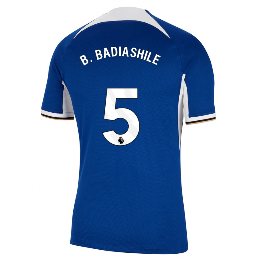 Kinder Benoît Badiashile #5 Blau Heimtrikot Trikot 2023/24 T-Shirt Österreich