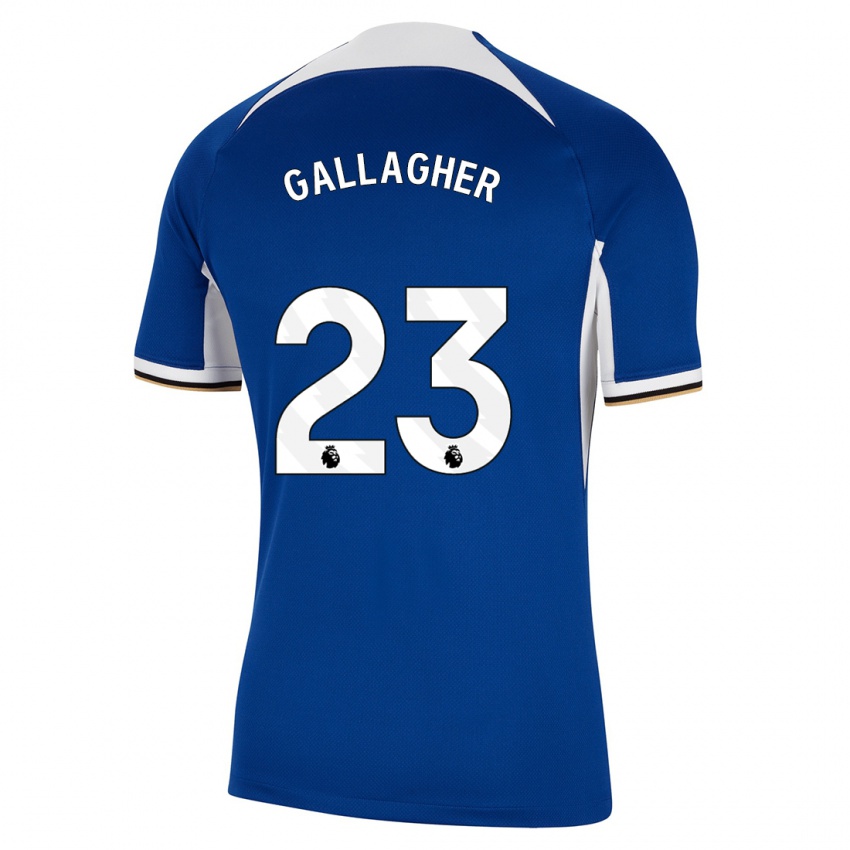 Kinder Conor Gallagher #23 Blau Heimtrikot Trikot 2023/24 T-Shirt Österreich