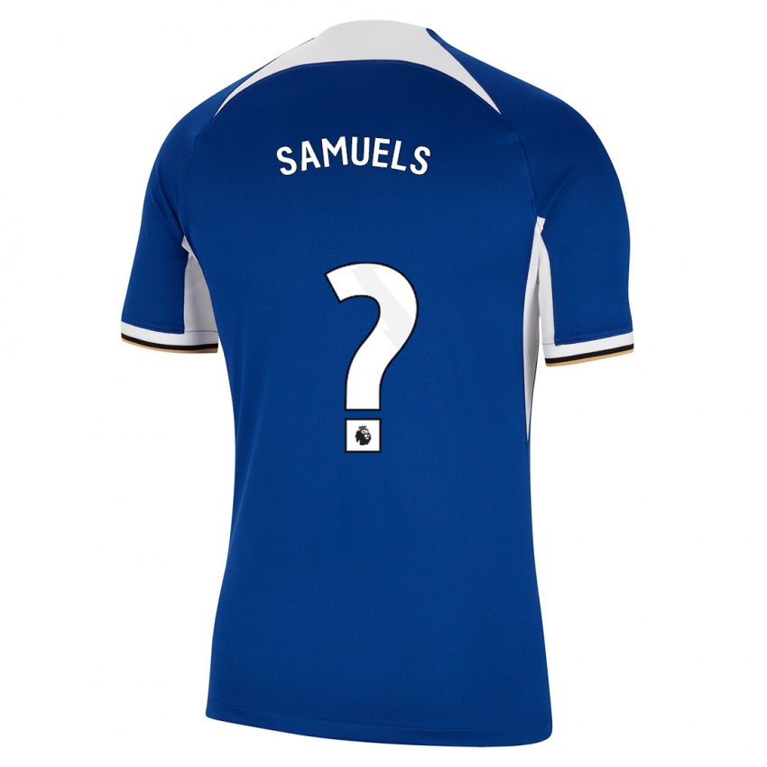 Kinder Ishé Samuels-Smith #0 Blau Heimtrikot Trikot 2023/24 T-Shirt Österreich