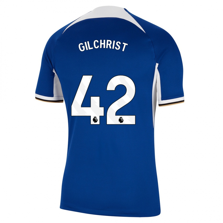 Kinder Alfie Gilchrist #42 Blau Heimtrikot Trikot 2023/24 T-Shirt Österreich