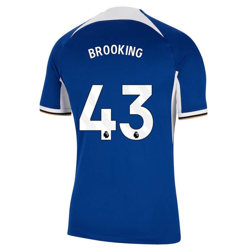 Kinder Josh Brooking #43 Blau Heimtrikot Trikot 2023/24 T-Shirt Österreich