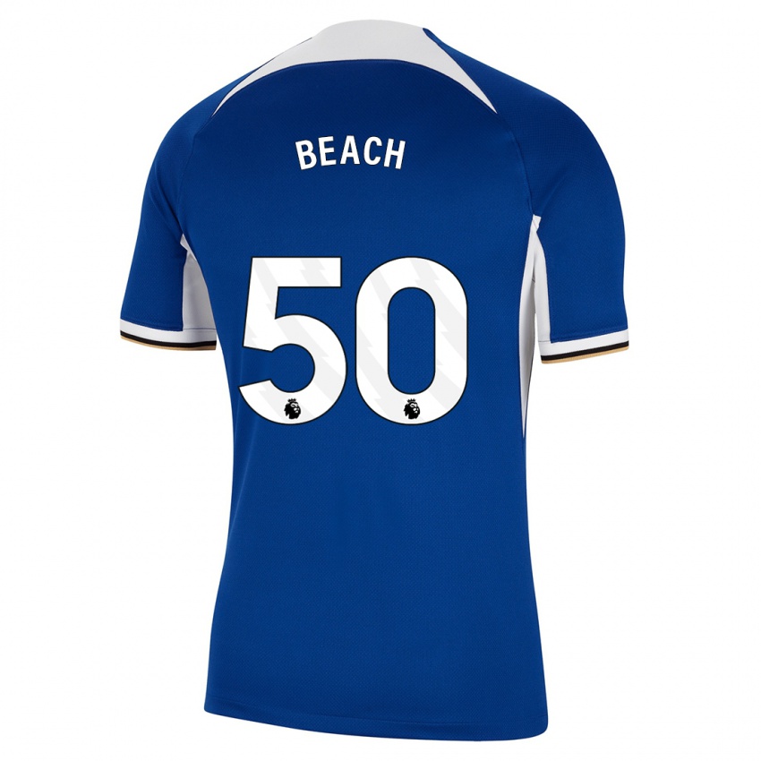 Kinder Eddie Beach #50 Blau Heimtrikot Trikot 2023/24 T-Shirt Österreich