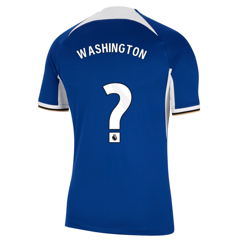 Kinder Marcell Washington #0 Blau Heimtrikot Trikot 2023/24 T-Shirt Österreich