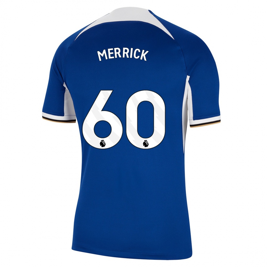 Kinder Max Merrick #60 Blau Heimtrikot Trikot 2023/24 T-Shirt Österreich