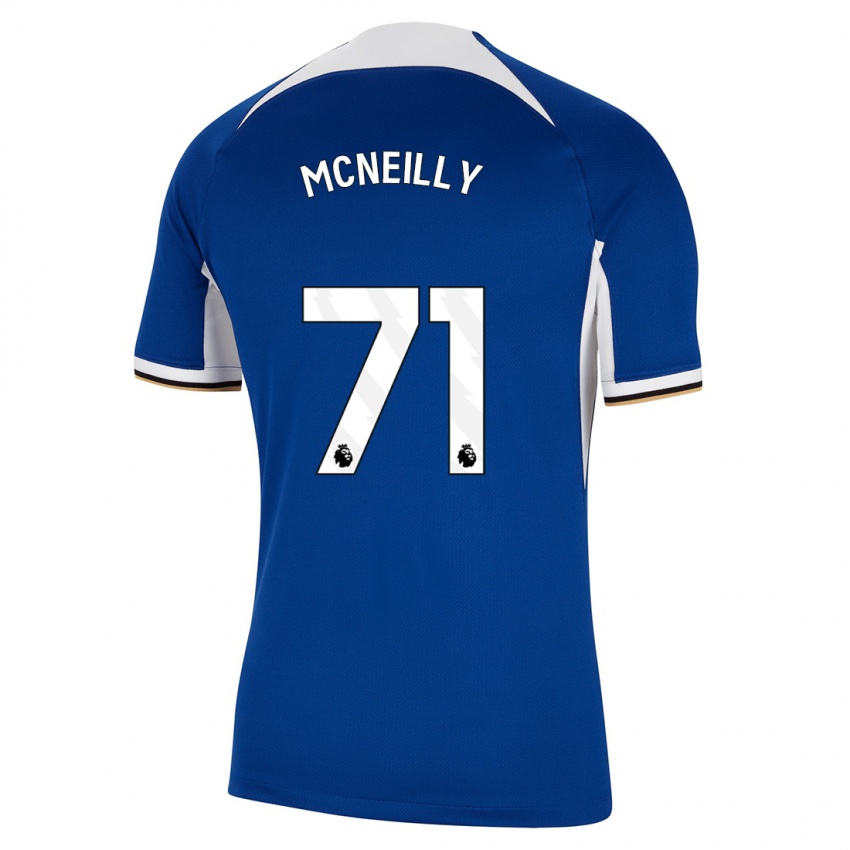 Kinder Donnell Mcneilly #71 Blau Heimtrikot Trikot 2023/24 T-Shirt Österreich