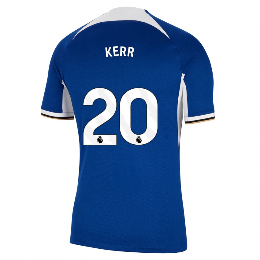 Kinder Sam Kerr #20 Blau Heimtrikot Trikot 2023/24 T-Shirt Österreich