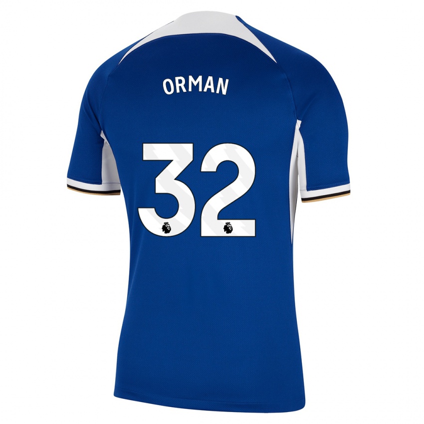 Kinder Emily Orman #32 Blau Heimtrikot Trikot 2023/24 T-Shirt Österreich