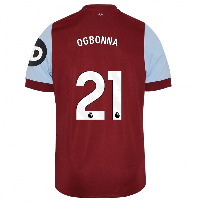 Kinder Angelo Ogbonna #21 Kastanienbraun Heimtrikot Trikot 2023/24 T-Shirt Österreich