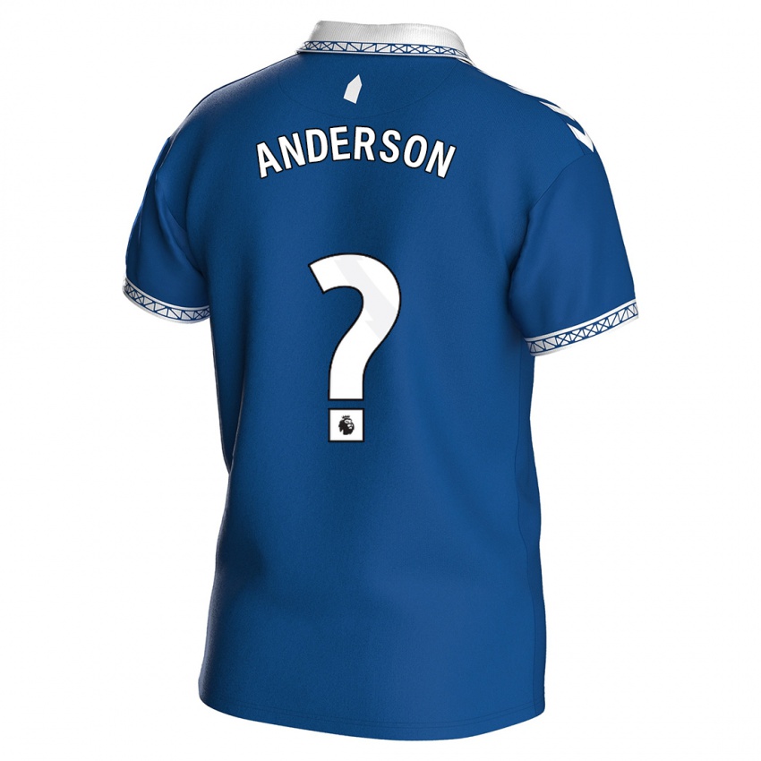Kinder Joseph Anderson #0 Königsblau Heimtrikot Trikot 2023/24 T-Shirt Österreich