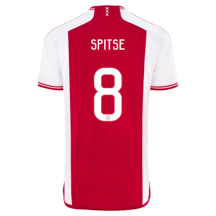 Kinder Sherida Spitse #8 Rot-Weiss Heimtrikot Trikot 2023/24 T-Shirt Österreich