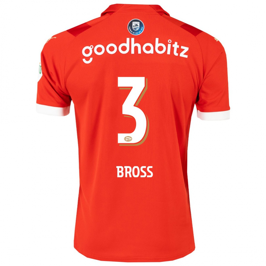 Kinder Melanie Bross #3 Rot Heimtrikot Trikot 2023/24 T-Shirt Österreich