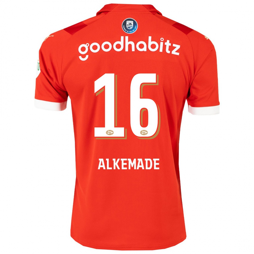 Kinder Lisan Alkemade #16 Rot Heimtrikot Trikot 2023/24 T-Shirt Österreich