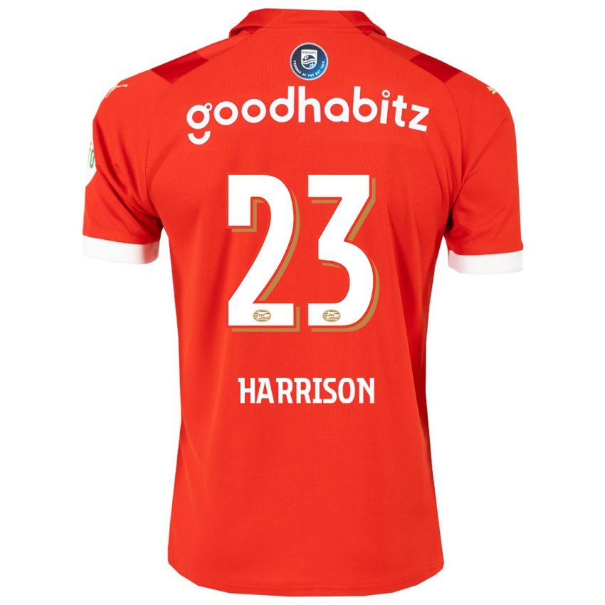 Kinder Amy Harrison #23 Rot Heimtrikot Trikot 2023/24 T-Shirt Österreich