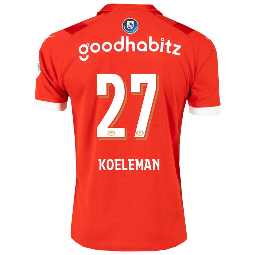 Kinder Senna Koeleman #27 Rot Heimtrikot Trikot 2023/24 T-Shirt Österreich