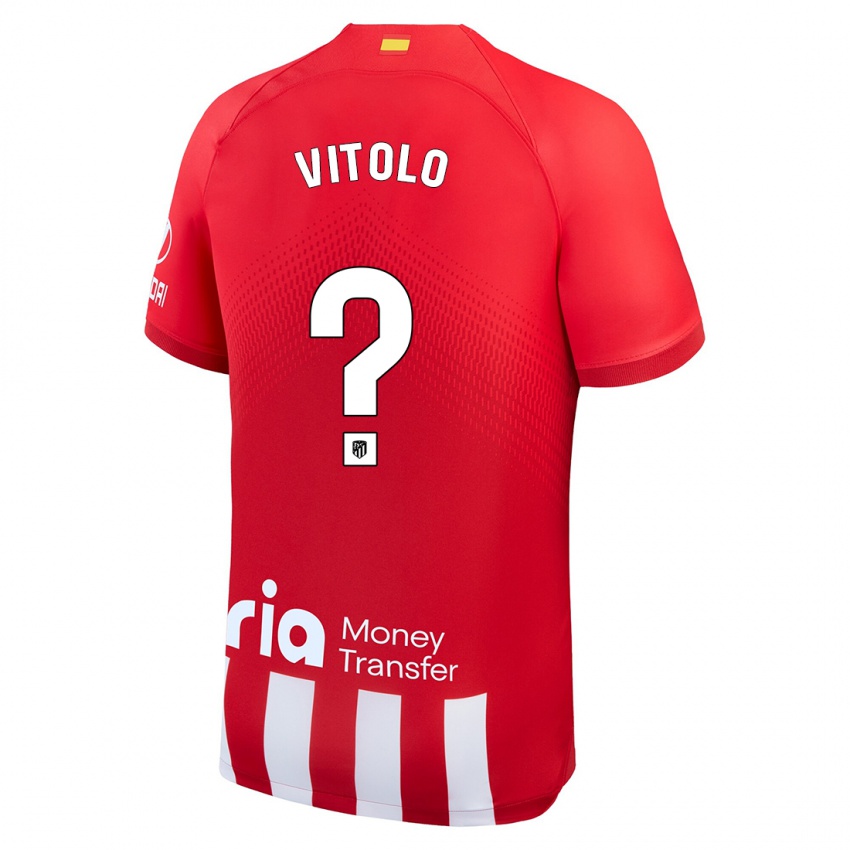 Kinder Vitolo #0 Rot-Weiss Heimtrikot Trikot 2023/24 T-Shirt Österreich