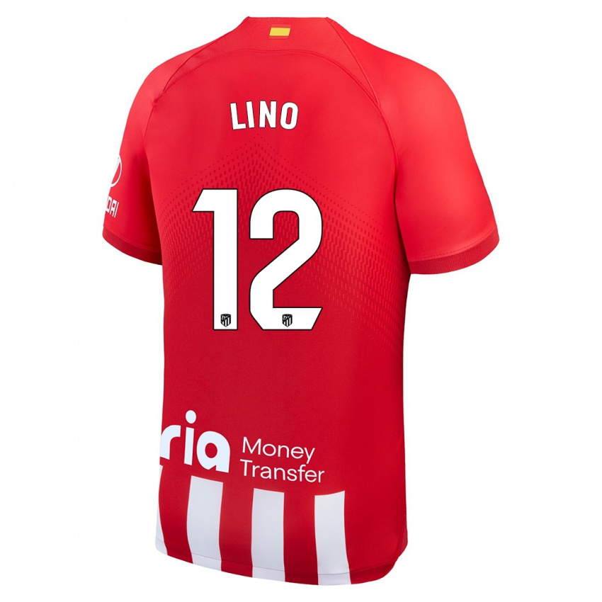 Kinder Samuel Lino #12 Rot-Weiss Heimtrikot Trikot 2023/24 T-Shirt Österreich