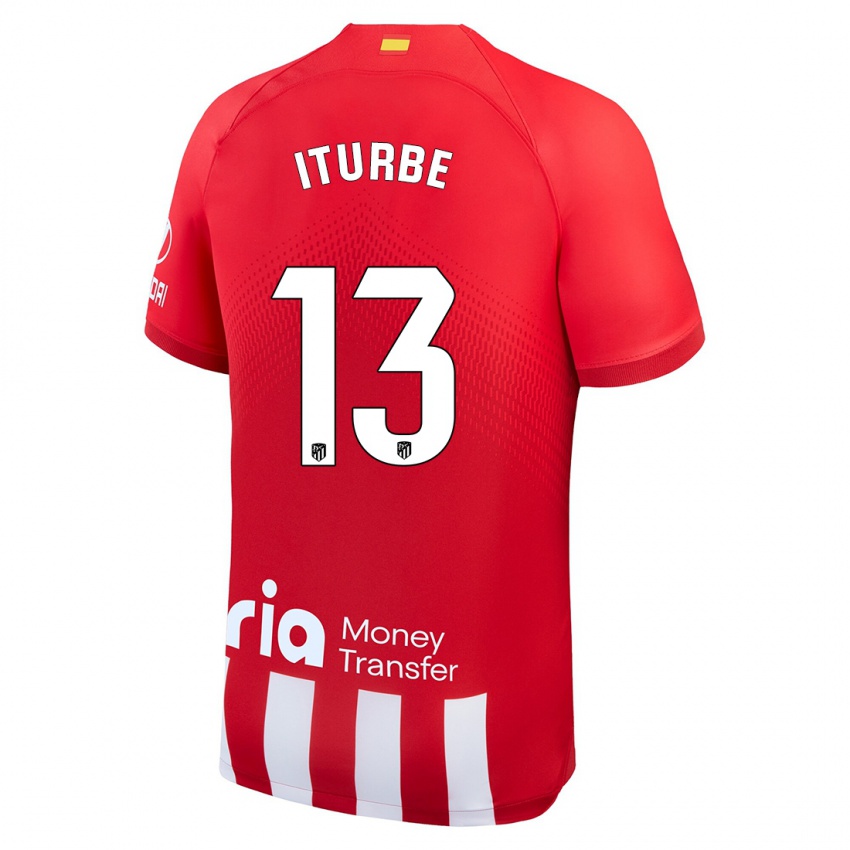 Kinder Alejandro Iturbe #13 Rot-Weiss Heimtrikot Trikot 2023/24 T-Shirt Österreich