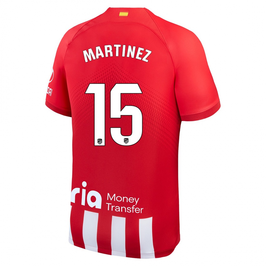 Kinder Daniel Martinez #15 Rot-Weiss Heimtrikot Trikot 2023/24 T-Shirt Österreich